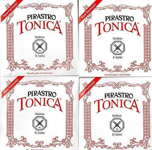 バイオリン弦 PIRASTRO TONICA トニカ 4/4サイズ 4弦セット(E線: ボール#3127シルバリー)