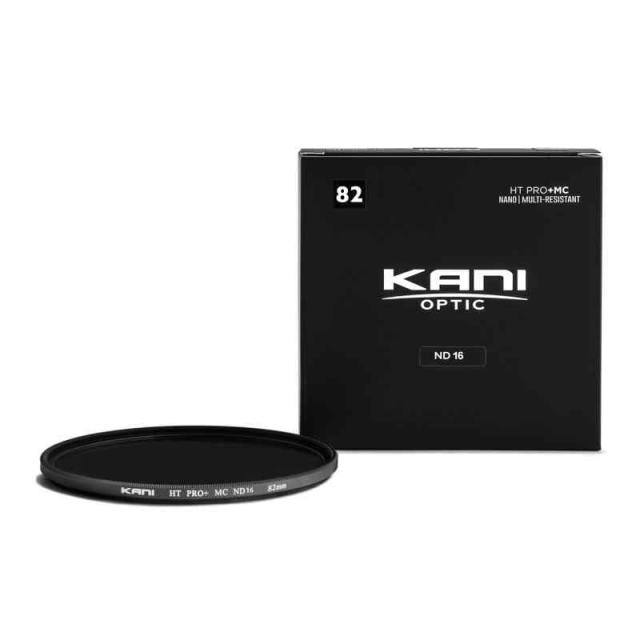 KANI 82mm NDフィルター HT PRO+ MC ND16 減光効果4絞り分 色カブリ抑制 低反射 薄枠 撥水 撥油 防汚 ナノコーティング 806864