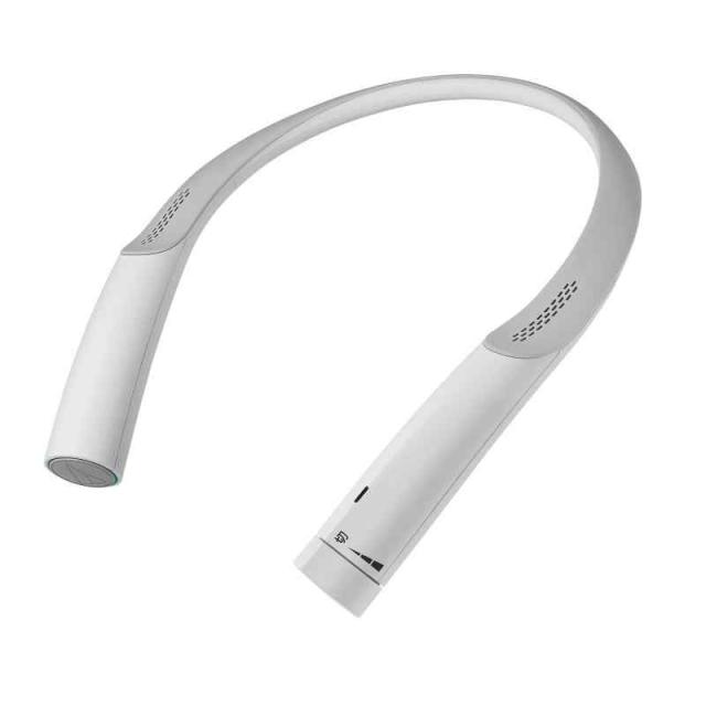 オーディオテクニカミミオ MIMIO SOUND NECK テレビ用ネックスピーカー 2.4GHz ワイヤレス はっきり音 ステレオ かんたん操作 置くだけ充電 左右音量バランス調整 音声でお知らせ 防滴 アンプ内蔵 AT-NSP700TV