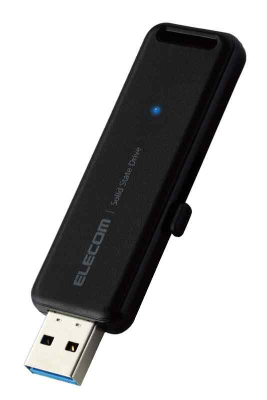 エレコム 外付けSSD 2TB コンパクト ポータブル PS5/PS4対応(メーカー動作確認済) USB3.2(Gen1) ESD-EMB2000GBK