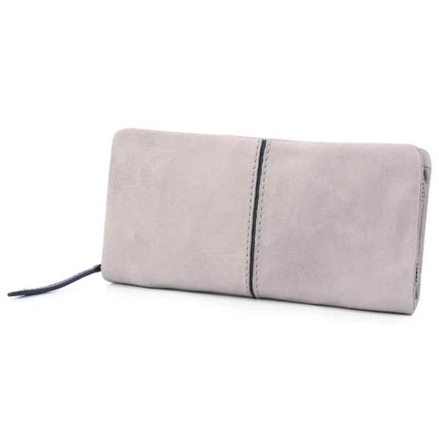 [バギーポート] 財布 フルクロームツートン洗い (グレー/ネイビー)