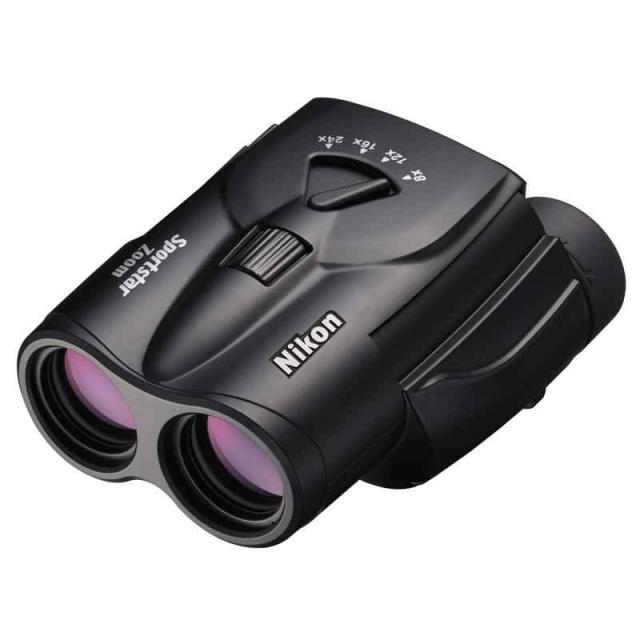 Nikon ズーム双眼鏡 スポーツスターズーム 8-24x25 ポロプリズム式 8-24倍25口径 ブラック Sportstar Zoom SPZ8-24X25BK ライブ コンサート スポーツ観戦