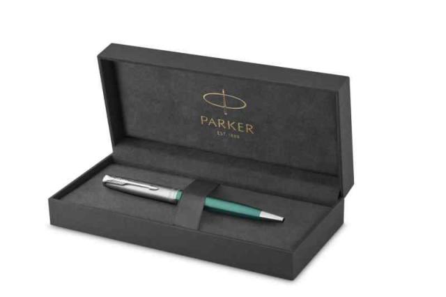PARKER SONNET ES BP FP (グリーン&サンドブラストCT, ボールペン)
