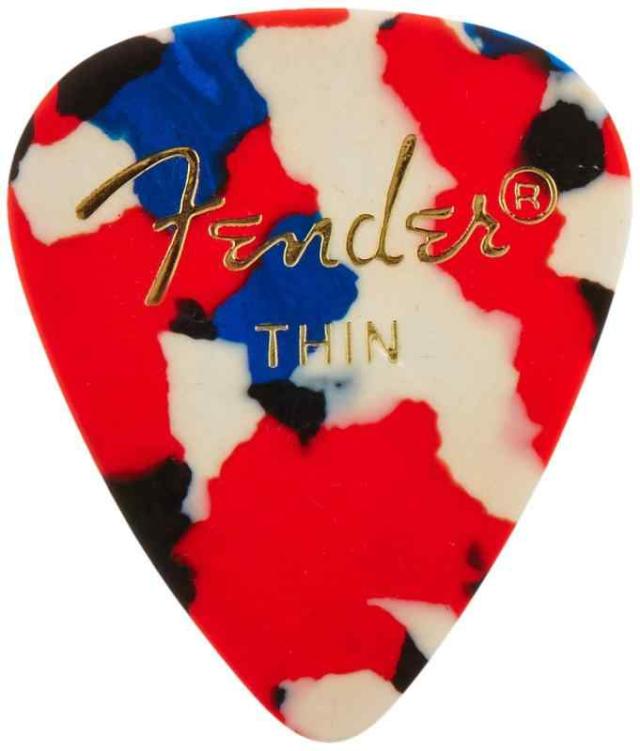 Fender ピック 351 Shape Classic, Thin, Confetti, (144) 0980351150