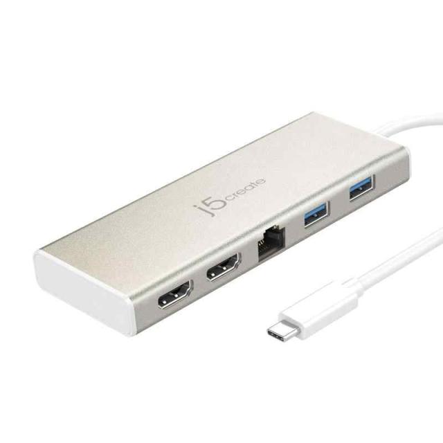 j5 create JCD381 USB Type-C Dual HDMI ミニドック