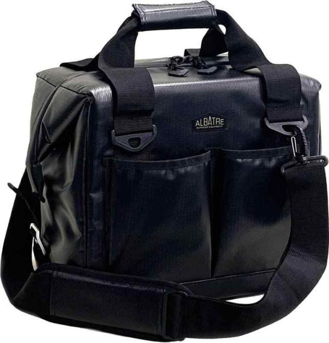 ALBATRE(アルバートル) アウトドア 保冷バッグ マルチソフトクーラーバッグ 18L 保冷 撥水 汚れ落ちやすい ALCB180T ジェットブラック