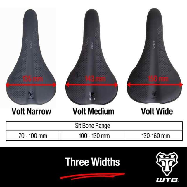 WTB Volt Medium Steel Black Saddle 141［並行輸入］_2