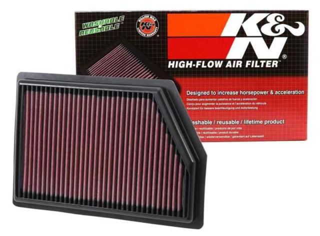 【並行輸入品】 K&amp;N 純正交換 エアフィルター CHRYSLER / JEEP 用 33-5009