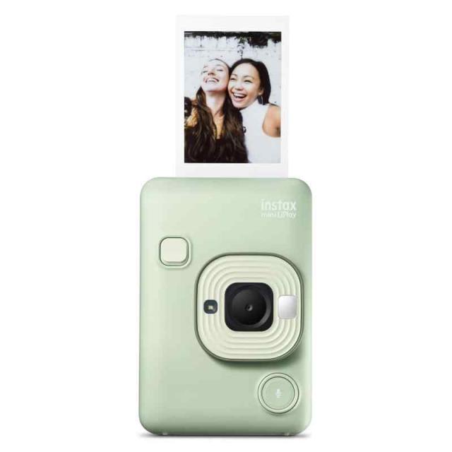 富士フイルム(FUJIFILM) クリスマスプレゼント お年玉ギフト チェキ インスタントカメラ/スマホプリンター instax mini LiPlay グリーン INS LIPLAY C GREEN VN