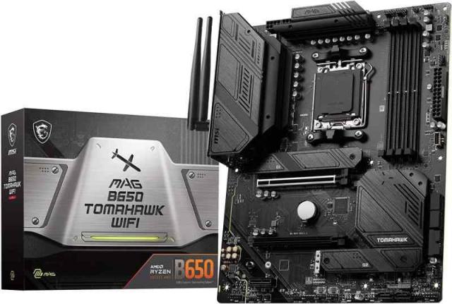 MSI マザーボード MAG B650 TOMAHAWK WIFI AMD Ryzen 7000/9000 シリーズ対応B650チップセット搭載 ATX MB5907