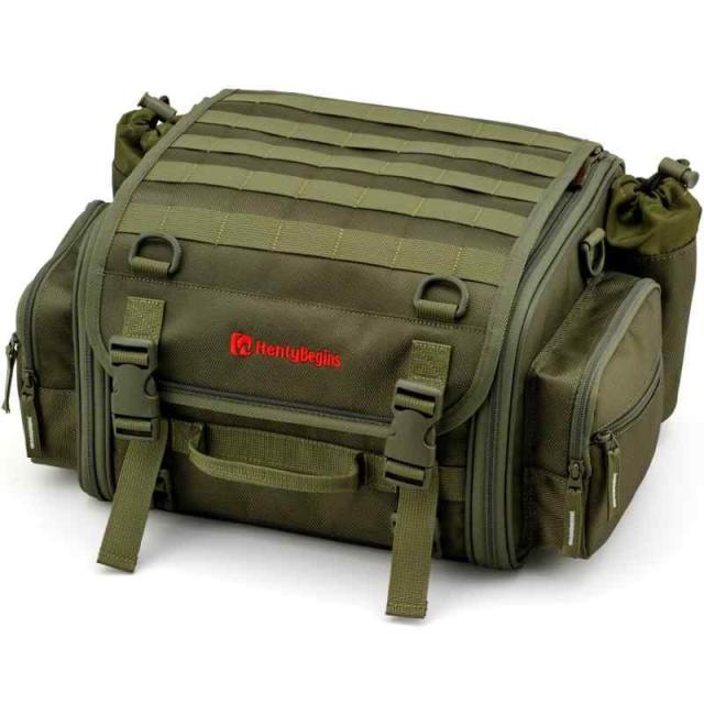 ヘンリービギンズ(Henly Begins) デイトナ バイク シートバッグ BASIC Sサイズ(20-26L) ホテル1泊 小型 ツーリング DH-762 グリーン 29783
