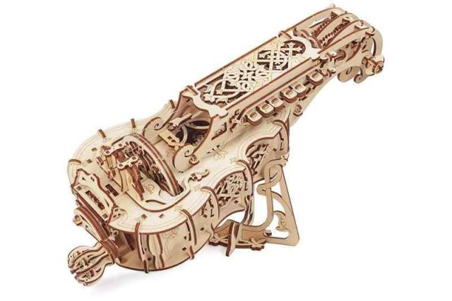 Ugears ハーディーガーディ 70030 木製謎合わせ 仕立て上げる ひな型 くっ付ける剤物の具不必要 成年者 中級