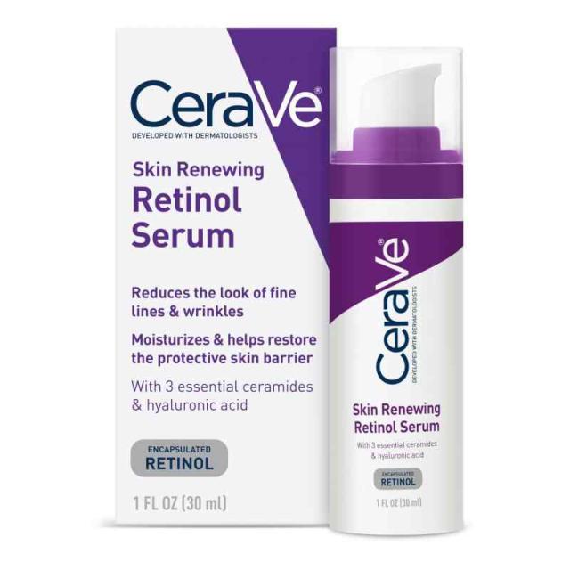 その他スキンケア CeraVe, Skin Renewing Retinol Serum, 1 fl oz (30 ml)