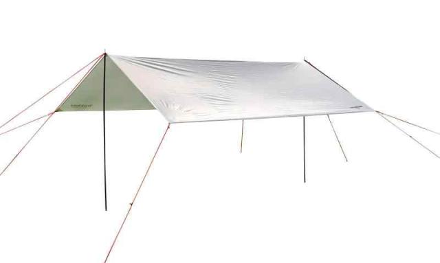 キャプテンスタッグ(CAPTAIN STAG) タープ レクタタープ セット 320×290cm UVカット 2000mm防水 【2~3人用】 バッグ付き トレッカー 【ホワイト/グリーン/カーキ】 UA-1083/UA-1085/UA-1089 (ホワイ