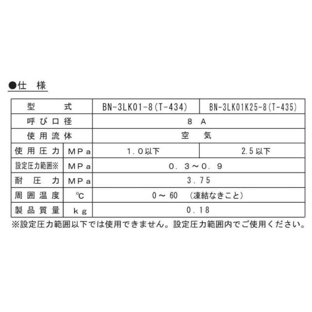 新潟精機(Niigataseiki) BeHAUS 日本製 手元減圧弁 高圧用 T-435_1