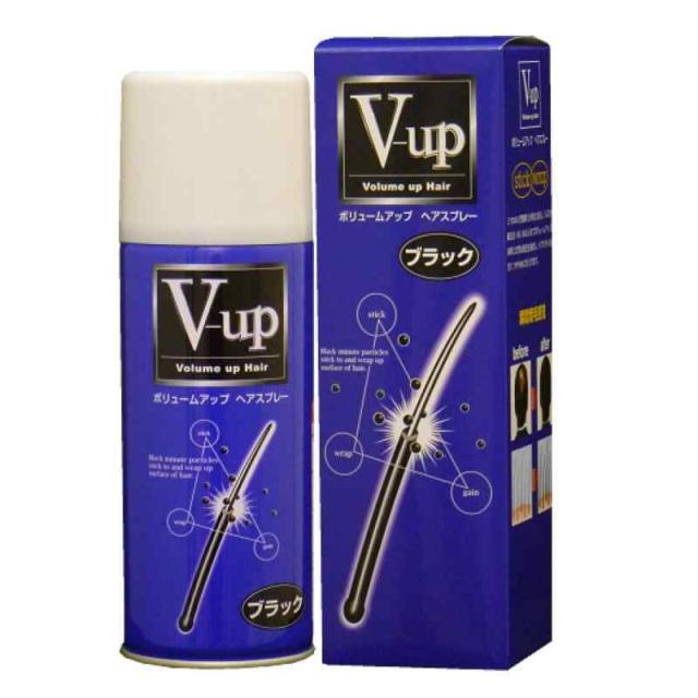 【増量220gx6個】ピノーレ V-up ボリューム アップ ヘアスプレー ブラック 220g 【6本パック】
