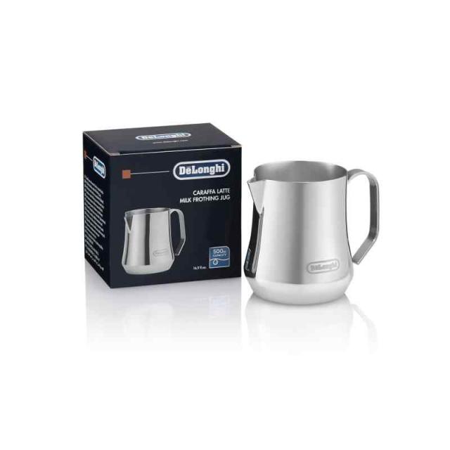 DeLonghi (デロンギ) ミルクジャグ ステンレス鋼製 DLSC069 御乳水差し 手動水蒸気用 イタリア製 350ml 質問用紙御乳 デロンギ 全自動小銃珈琲機関 エスプレッソ機関 [しろがね色] デロンギ客体品
