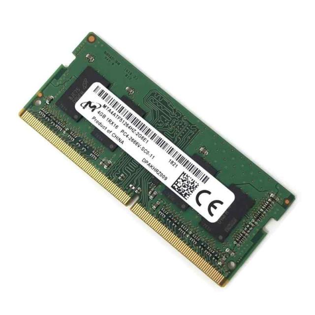 Micron MTA4ATF51264HZ-2G6E1 非ECC PC4-2666V 4GB DDR4 26Gbit/、260pin SDRAM SODIMM シングルキット ラップトップメモリー - OEM_1