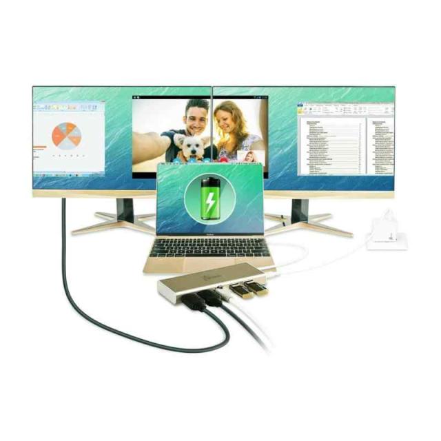 j5 create JCD381 USB Type-C Dual HDMI ミニドック_1
