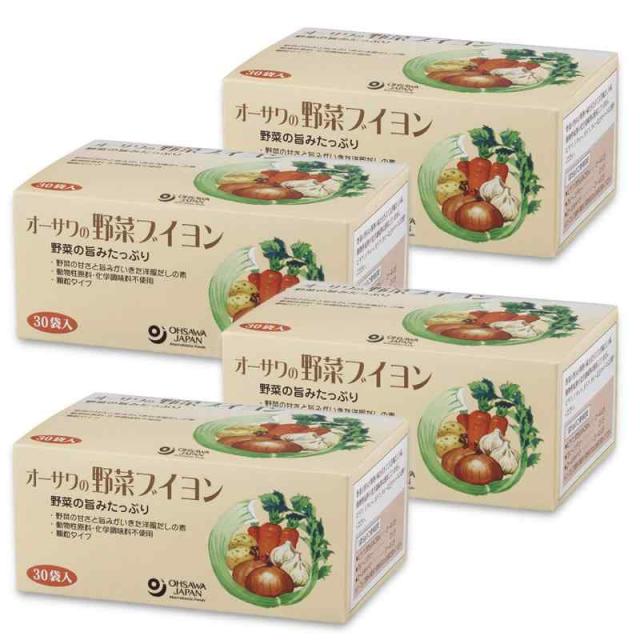 オーサワの野菜ブイヨン 150g(5g×30包)×4個 JAN:4932828023540