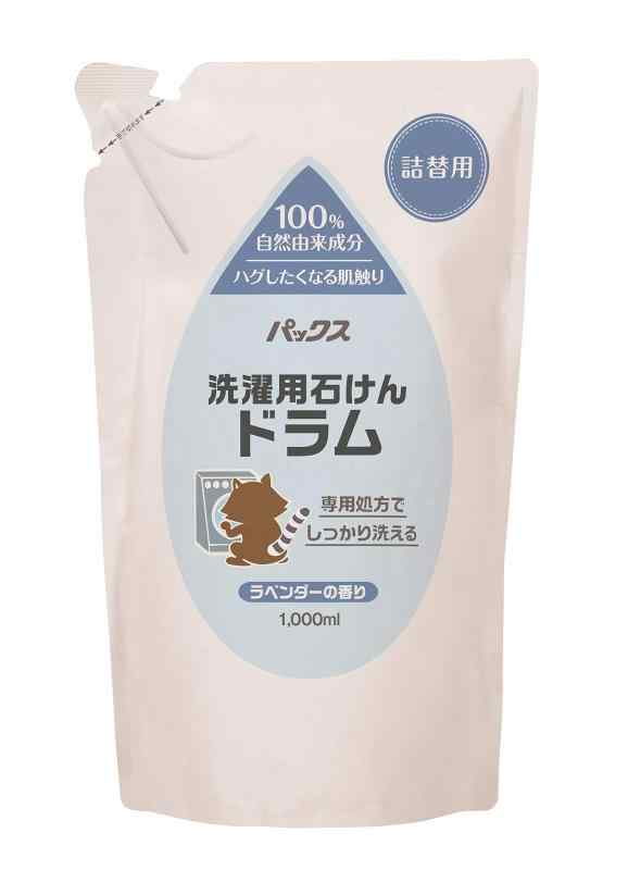 パックス 洗濯用石けんドラム 詰替用 1000ml×6個