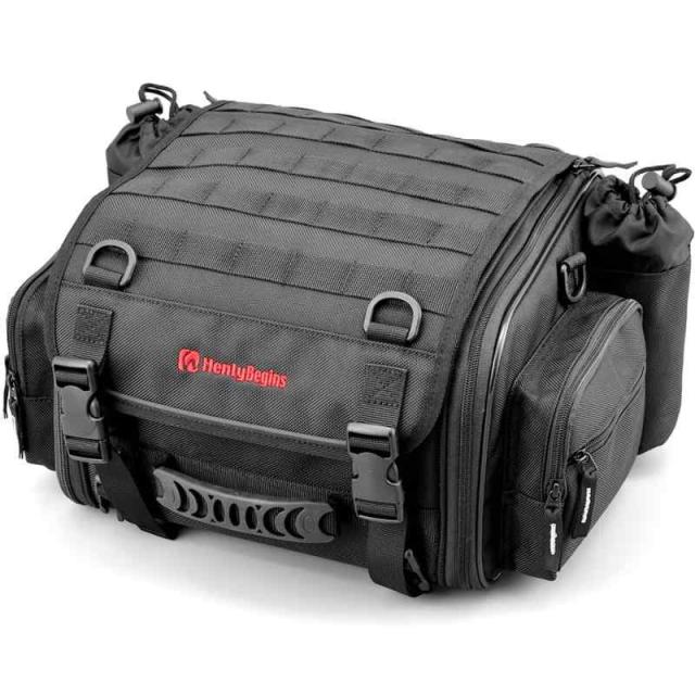 ヘンリービギンズ(Henly Begins) デイトナ バイク シートバッグ BASIC Sサイズ(20-26L) ホテル1泊 小型 ツーリング DH-717 ブラック 96719