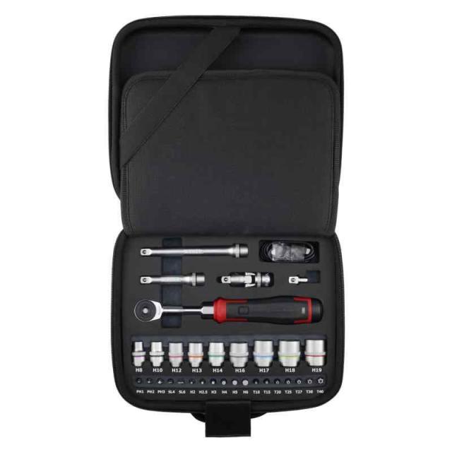 ベッセル(VESSEL) コードレス 電動スリムラチェット ソケットビット31個付セット 400ER3-1M