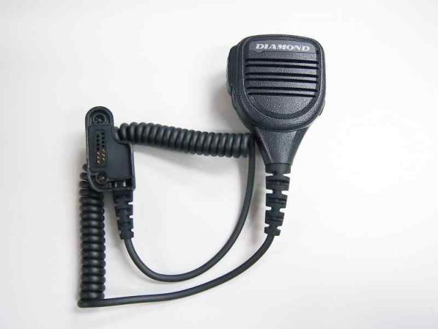 第一電波工業　ダイヤモンド　MS900WVD　防水型ハンディ用スピーカーマイク（八重洲／スタンダードのデジタル簡易無線機用）