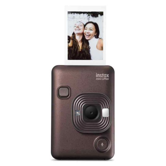 富士フイルム(FUJIFILM) クリスマスプレゼント お年玉ギフト チェキ インスタントカメラ/スマホプリンター instax mini LiPlay ブロンズ INS LIPLAY C BRONZE VN
