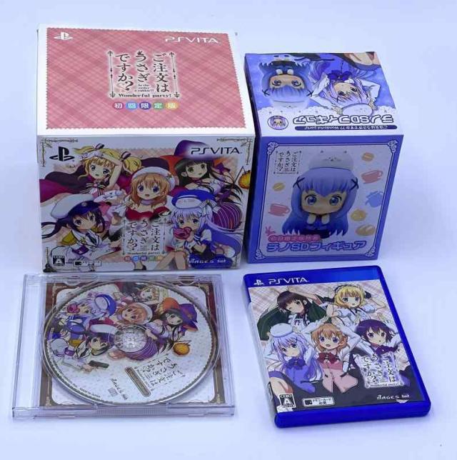 ご注文はうさぎですか?? Wonderful party 版 【版特典】チノSDフィギュア、オリジナルサウンドトラック同梱 &amp; 【初回生産特典】バニー衣装プロダクトコード同梱 - PSVita