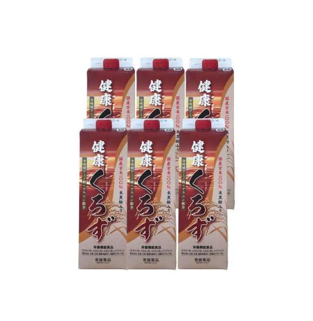 健康くろず　6本　(旧トキワ黒酢バーモント)うすめ容器なし