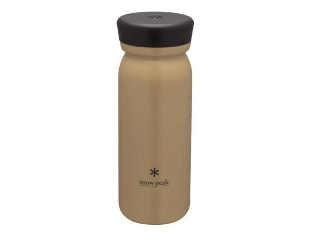 スノーピーク(snow peak) ステンレス真空ボトルタイプM (500 ml, サンド)