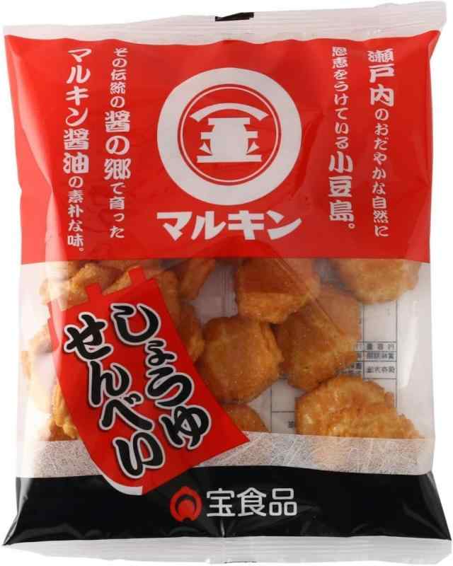 宝食品株式会社 S [宝食品] マルキン しょうゆせんべい 110g