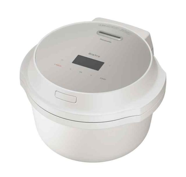 パナソニック オートクッカー ビストロ 自動調理なべ 4.2L 鍋底かきまぜ/炒め/蒸し/低温/無水/煮込/自動調理 NF-AC700-H