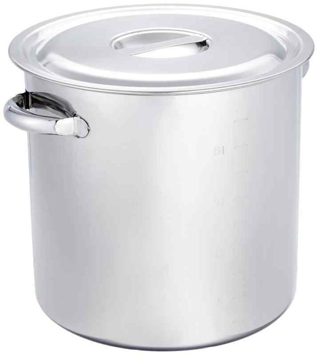 18-0モリブデン実用鍋 両手 39cm(21.0L) 389035 18-0ステンレス モリブデン実用鍋 両手 39cm (21.0L)\u003cbr\u003ekmaa 日本