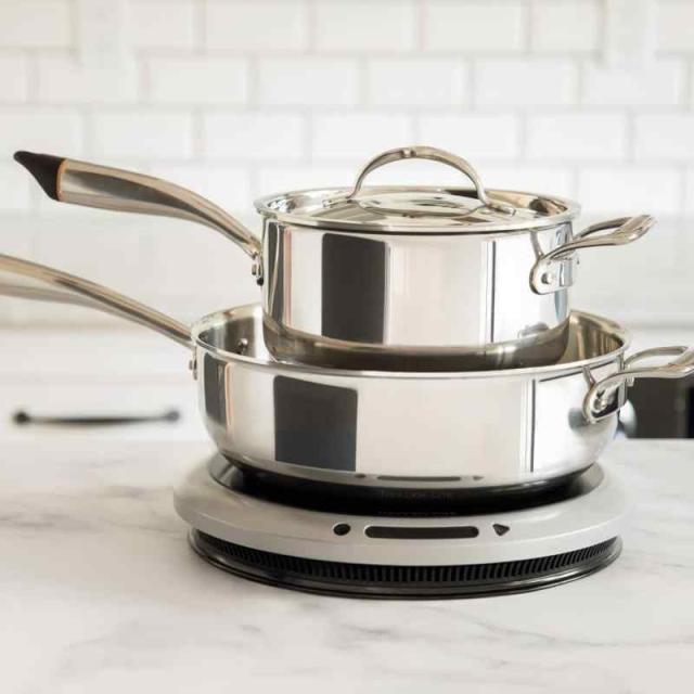 キッチン用品 Hestan Cue Iot家電 専用アプリ Bluetooth対応 スマート フライパン 単品 28cm ステンレス製 シルバー Hestan Cue Iot家電 専用アプリ Bluetooth対応 スマート フライパン