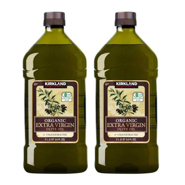 【2本セット】カークランド エクストラバージン オリーブオイル (1832g x 2) コストコ (Kirkland Signature Organic Extra Virgin Olive Oil)