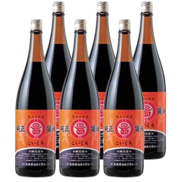丸島　純正醤油（こいくち）1800ml6本セット