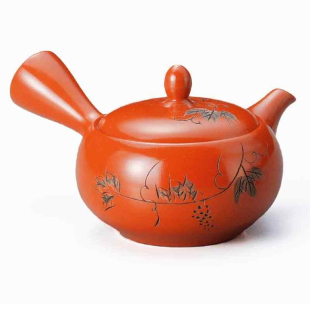 朱泥 急須 山ぶどう Y937の通販はau PAY マーケット - The Hort | au