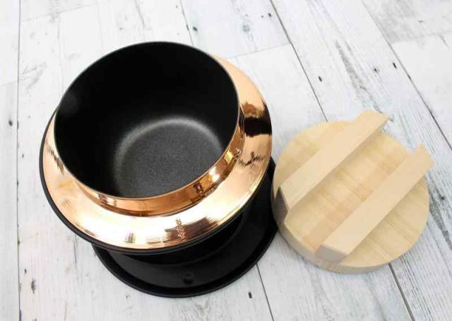 新光堂 日本製 純銅 深型鍋 21cm 銅楽 まごころ伝心 ギフトラッピング