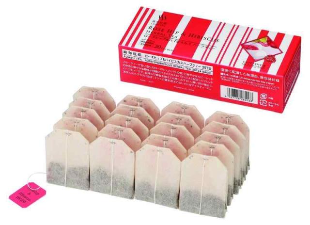 麻布紅茶 ローズヒップ&ハイビスカス ハーブティー