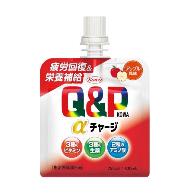 キューピーコーワαチャージ アップル風味 100mL×36袋 疲労回復 栄養補給【指定医薬部外品】_1