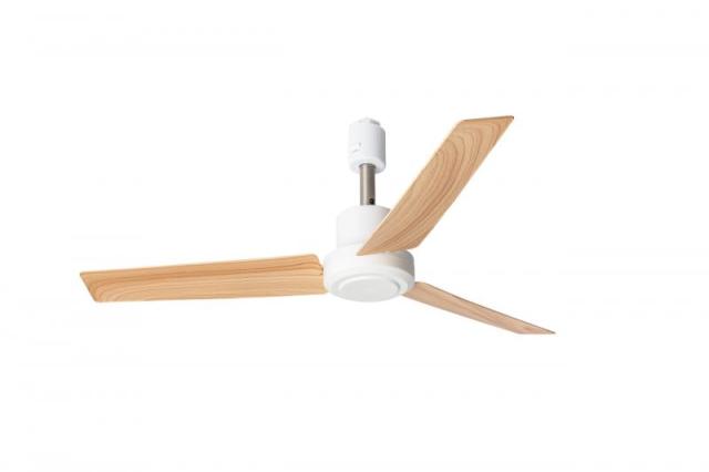 DUCT RAIL FAN DC plus 50 ダクトレール サーキュレーターファン 空気循環 コンパクト シンプル ダクトレール ライティングレール 小型シーリングファン (WH×WOOD_NT)
