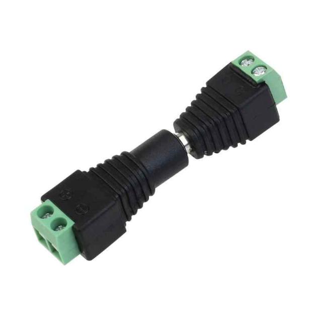 LitaElek 10個セット 5.5mm x 2.1mm DC 5V-24V電源アダプタコネクタネジ端子アダプタCCTVカメラとCOB LEDテープライト SMD LEDテープライト LEDストリップライト用DCジャック変換プラグ（5 メス + 5 オス その他オーディオ