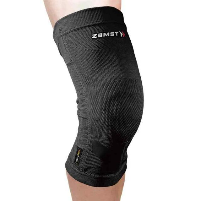【バレーボール西田有志選手 愛用ブランド】ザムスト(ZAMST) ひざ 膝 サポーター ZKシリーズ 左右兼用 バスケ バレー サッカー テニス スポーツ全般 日常生活 (3L, ブラック)