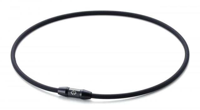 [コラントッテ] SPORTS ネックレス SR140 NEXT CO磁気ネックレスS140 スポーツネックレス メンズ (M(47cm), ブラック/ブラック)