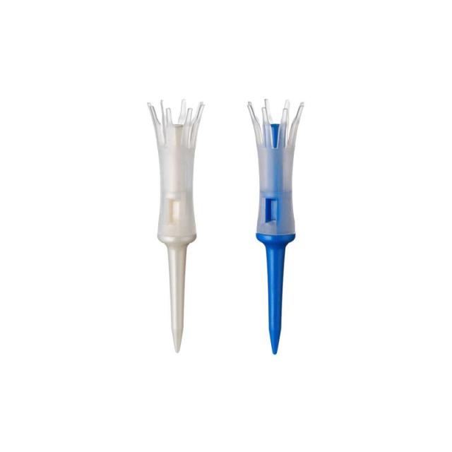 Tabata(タバタ) ゴルフ ティー 段 プラスチックティー 段付き リフトティーソフト ロング 41.5mm GV0448 (ブルー) その他アクセサリー