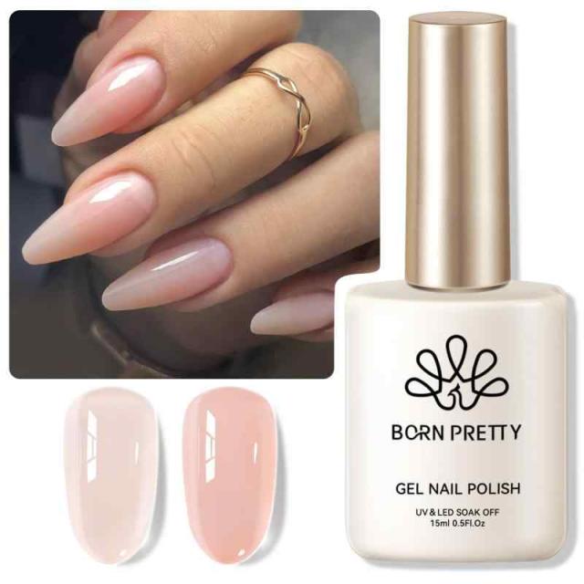 BORN PRETTY ジェルネイルカラー カラージェル ネイルジェル 10ml ジェルネイルカラー UV/LED対応 (ヌード)