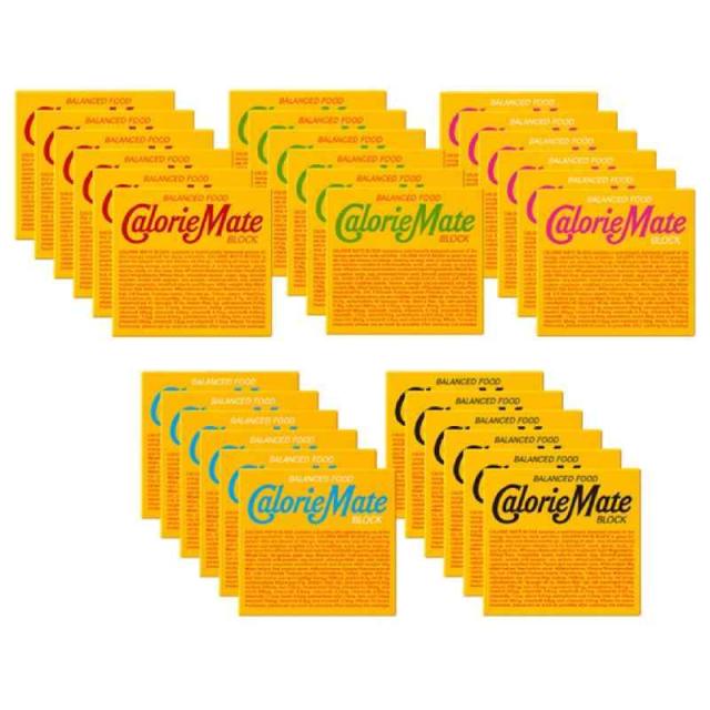 カロリーメイト 大塚製薬 カロリーメイト ブロック [チョコレート味/チーズ味/フルーツ味/メープル味/バニラ味] 全種セット 4本入り 各6個【セット商品】
