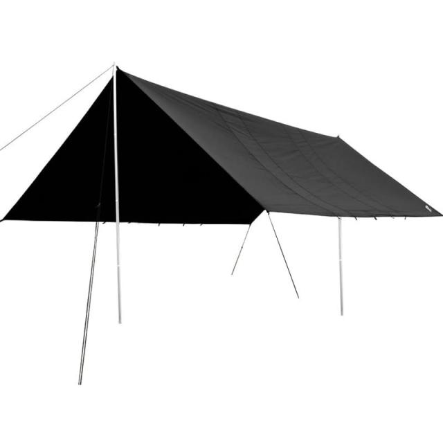 Soomloomスクエア/レクタ/ヘキサタープ 大型3.8x3.8/5.0x4.0/5.2x4.2mソーラーブロックコーティング UPF50+ 日除け･紫外線対策 アレンジ性高いサンシェード キャンプ/アウトドア (500cmx400cm)